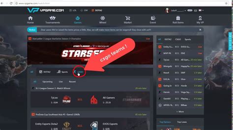 how to win a bet on vpgame